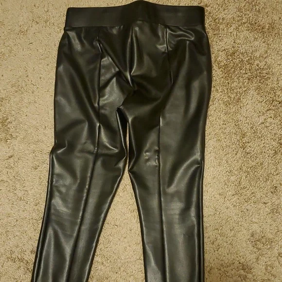 NWOT- Faux Leather Leggings - Picture 4 of 4